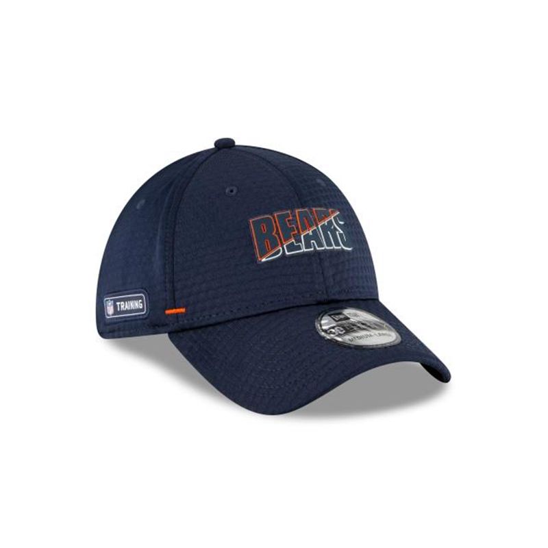 NFL Chicago Bears Official Summer Sideline Alt 39Thirty Stretch Fit (CBM2086) - Blue New Era Caps